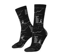 Elasticizzato Calze Speranza Per Una Sensibilizzazione Sulla Malattia Di Charcot-Marie Classiche Calzini Confortevoli Calzini Sportive Per Tennis Calcio Estivi
