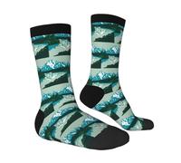 Elasticizzato Calze Valle E Picchi Di Jackson Hole Antivesciche Calze Da Lavoro Confortevoli Socks Per Outdoor Running Estivi