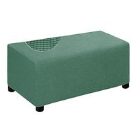 Elasticizzato Copri Pouf Rettangolare Contenitore Grande/Piccolo/Medio Fodera per Panca Poggiapiedi Copri Sgabello Ottomano Copertura per Cassapanca Rettangolare,I,1XLarge