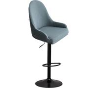 Elasticizzato Copri Sedie Bar-Fodere Sgabello Bar con Braccioli e Schienale, Fodere per Sgabelli da Bar Cucina Pranzo Girevoli Moderno Velluto Curvo Copertura Sgabello Bar,Grey Green,2pcs (Color : Gr