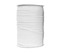 Elastico 8 Cavo Piatto,6MM Ampio,Disponibile IN Nero o Bianco & Varie Lunghezze