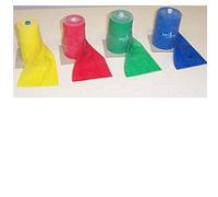 Elastico a fascia per riabilitazione altezza 15cm. colore blu 1,20mt