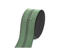 Elastico Addensato da 5 Metri, Cinghia Elastica in Gomma per Divano, Elastico Decorativo per Riparazione mobili,Verde-Nero2,50 mm