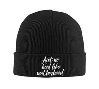 Elastico Beanie Hat Ain't No Hood Like Motherhood Beanie Berretto da Corsa Berretto a Maglia Invernale per Invernale,Uomo,Uomo all'aperto