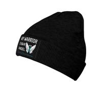 Elastico Beanie Hat Ovarian Cancer Awareness My Wor is Now My Angel Beanie Berretto da Corsa Berretto a Maglia Invernale per Moto,Uomo all'aperto,Donna
