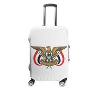 Elastico Coprivaligia Per Valigie Da 18-32 Pollici Custodia Protettiva Per Trolley Da Viaggio Con Stampa Dell'Emblema Nazionale Della Bandiera Repubblica Dello Yemen Riutilizzabile M