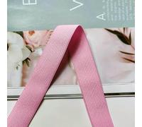 Elastico da cucito ad alta elasticità colorato da 20 mm e 25 mm, utilizzato per decorare vestiti, scarpe, cappelli e cinture, accessori fai da te, 2 iarde/lotto, rosa chiaro, 25 mm, 2 iarde