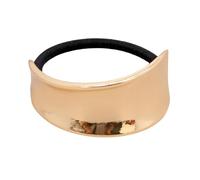 Elastico decorativo per capelli, lega, fiocco, decorazione geometrica, fascia elastica per coda di cavallo, accessorio per capelli strutturato, delicato sulla pelle, B