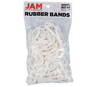 Elastico durevole in jam di carta - dimensione 64 - gommoni multiuso bianchi - 100/pacco