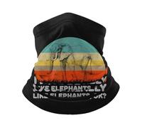 Elastico Fascia per Capelli I Just Really Like Elephants Decorazione Facciale Durevole Sciarpa al Collo per Yoga Ciclismo Motocicletta