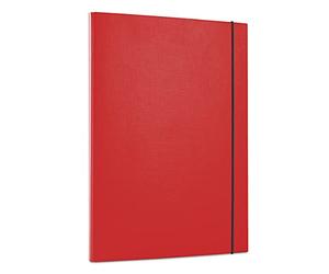 Elastico File Office Products PP A4/15 3 alette rosso/archiviazione documenti/tipo-con linguetta/tipo con gomma/materiale-cartone/PP/rivestimento-unilaterale/colore-rosso/formato-A4