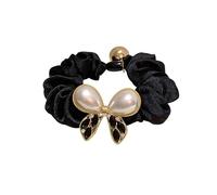 Elastico for capelli con fiocco di perle e strass - Elegante elastico for capelli da donna, perfetto for tutte le occasioni(TypeA)