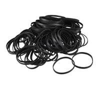 Elastico Gomma Estensibile Elastico Nero Banda per Casa Ufficio, 300pz