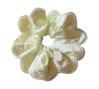 Elastico Imitazione Perle Impreziosito Pieghe Scrunchies Cravatta Per Capelli Accessorio Alla Moda Per Occasioni Speciali O Styling Quotidiano Elegante Pizzo