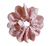 Elastico Imitazione Perle Impreziosito Pieghe Scrunchies Cravatta Per Capelli Accessorio Alla Moda Per Occasioni Speciali O Styling Quotidiano Elegante Pizzo