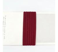 Elastico in corda di poliammide da 5 m, 3,0 mm/5 mm, con anima in olio, per orecchini, nastri in pizzo, anelli fai da te, accessori per decorazioni di scarpe - Vino - 3,0 mm - 5 metri