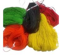 Elastico in gomma piena da 2-3,5 mm di diametro, 1 kg, for lenza e legatura(2mm Orange 1000g)