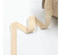 Elastico in pizzo con balza a corona, 3/4" 20 mm, fascia in spandex, fascia per capelli, tutù, vestito, fai da te, cucito, 2, 5, 10 iarde - color carne - 20 mm - 2 iarde