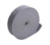 Elastico in vita per pantaloni, forniture per nozioni di cucito, nastro elastico per artigianato, 2 cm x 5 m, elastici per cucito, elastici essenziali, per indumenti e attività artigianali (grigio)
