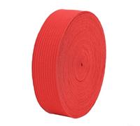 Elastico in vita per pantaloni, forniture per nozioni di cucito, nastro elastico per artigianato, 2 cm x 5 m, elastici per cucito, elastici essenziali, per indumenti e attività artigianali (rosso)