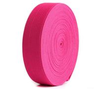 Elastico in vita per pantaloni, forniture per nozioni di cucito, nastro elastico per artigianato, 2 cm x 5 m, elastici per cucito, elastici essenziali, per indumenti e attività artigianali (rosso rosa