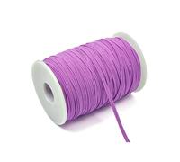 Elastico largo per cucire, 100 metri 3 mm / 6 elastico colorato for cucire, for capelli, nastro for vestiti, rosso(Purple Red,3mm)