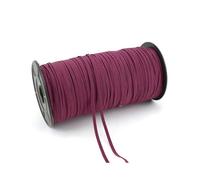 Elastico largo per cucire, 20 metri 3/6 mm corda di gomma fascia for capelli nastri for cucire vita fai da te accessori for indumenti, rosso, 3(Wine,6mm)