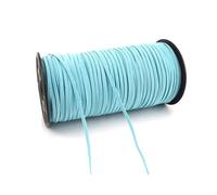 Elastico largo per cucire, 20 metri 3/6 mm corda di gomma fascia for capelli nastri for cucire vita fai da te accessori for indumenti, rosso, 3(Mintblue,3mm)