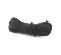 Elastico largo per cucire, 30 metri 6 mm di colore decorazione della casa elastico in poliestere corda abbigliamento accessori da cucito, rosso(Black)