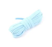 Elastico largo per cucire, 30 metri 6 mm di colore decorazione della casa elastico in poliestere corda abbigliamento accessori da cucito, rosso(Light Blue)