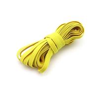 Elastico largo per cucire, 30 metri 6 mm di colore decorazione della casa elastico in poliestere corda abbigliamento accessori da cucito, rosso(Yellow)