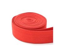 Elastico largo per cucire, 5 metri 20 mm corda colorata elastico 2 cm nastro spandex fascia for cucire accessorio for abbigliamento, rosso(Red)