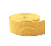 Elastico largo per cucire, 5 metri 20 mm corda colorata elastico 2 cm nastro spandex fascia for cucire accessorio for abbigliamento, rosso(Gold Yellow)