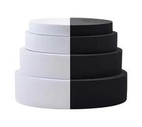 Elastico largo per cucire, 8 metri 20 mm/25 mm/30 mm/35 mm/40 mm/45 mm/50 mm bianco nero accessori for cucire in nylon, 45(Black,15mm)
