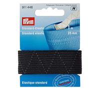 Elastico Lavabile per Cucito, Nero, 25 mm x 1 mt