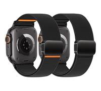 Elastico Magnetico Cinturini per Cinturino Apple Watch Ultra/2 49mm 46mm 45mm 44mam 42mm iwatch Band Donna Uomo,Nylon Smartwatch Sport Strap per Cinturino Apple Watch Serie 10 9 8 7 6 5 4 3 SE 2nd