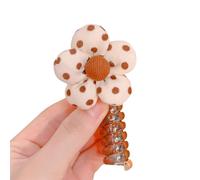 Elastico Molla A Spirale Dei Capelli Cerchio Telefono Filo Legami Dei Capelli Ragazze Coda di Cavallo Molla Bobina Fascia di Colore D