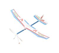 Elastico per aeroplano per ragazzi, aliante volante per ragazze, per aereo 15,75x19,69x1,97 pollici, kit di strumenti per esterni con design compatto, attrezzatura affidabile con stile moderno,