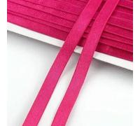 Elastico per biancheria intima da 10 mm per cucire cinture per costumi da bagno, nastro di gomma per spalle, reggiseni, quaderno, nastro elastico, accessori fai da te - Rosa rossa - 10