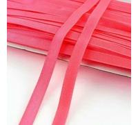 Elastico per biancheria intima da 10 mm per cucire cinture per costumi da bagno, nastro di gomma per spalle, reggiseni, quaderno, nastro elastico, accessori fai da te - rosa fluorescen