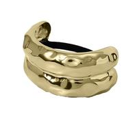 Elastico per capelli a coda di cavallo, elastico decorativo per capelli, unico supporto per coda di cavallo, fascia per capelli in metallo, per tutti i giorni, pendolari, cene, feste, uscite casual