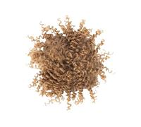 Elastico per capelli chignon Scrunchie Afro africano Hairtie Fibra sintetica Hairband per le donne Ragazza Usura quotidiana Stili rapidi Elastico Hairband