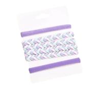 Elastico per capelli colorato elaborato per donne anelli per capelli bello morbido intrecciato elastico per capelli cravatta per capelli