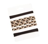 Elastico per capelli colorato elaborato per donne anelli per capelli bello morbido intrecciato elastico per capelli cravatta per capelli