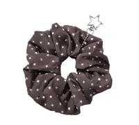 Elastico per capelli con ciondolo per borsa con, Brown | Elastico in tessuto indossabile, accessori in rilievo attaccati, uso a doppio scopo per lo styling dei capelli e la