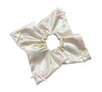 Elastico per capelli con stampa floreale per capelli temperamento corda elastica per capelli primavera campeggio coda di cavallo titolare adolescenti ragazza corda per capelli