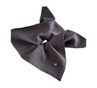 Elastico per capelli French Current Heart con capelli, Dark Grey