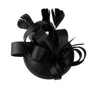 Elastico per capelli in rete per sposa, feste di fine anno, feste in Europa e Stati Uniti, accessori per capelli CosPlay (nero, 13 cm)