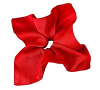 Elastico Per Capelli In Tessuto 2pc Women Red Scrunchies Satin Elastic Hair Bands Ponytail Holders Tie Solid Color Rope Scrunchy Rubber Band Rings(25cm)