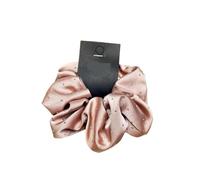 Elastico Per Capelli In Tessuto 2pc Women Silk Scrunchie With Rhinestones Elastic Satin Hair Band Big Tie Balck Crunchy For Accessories(A01-2 Pink)